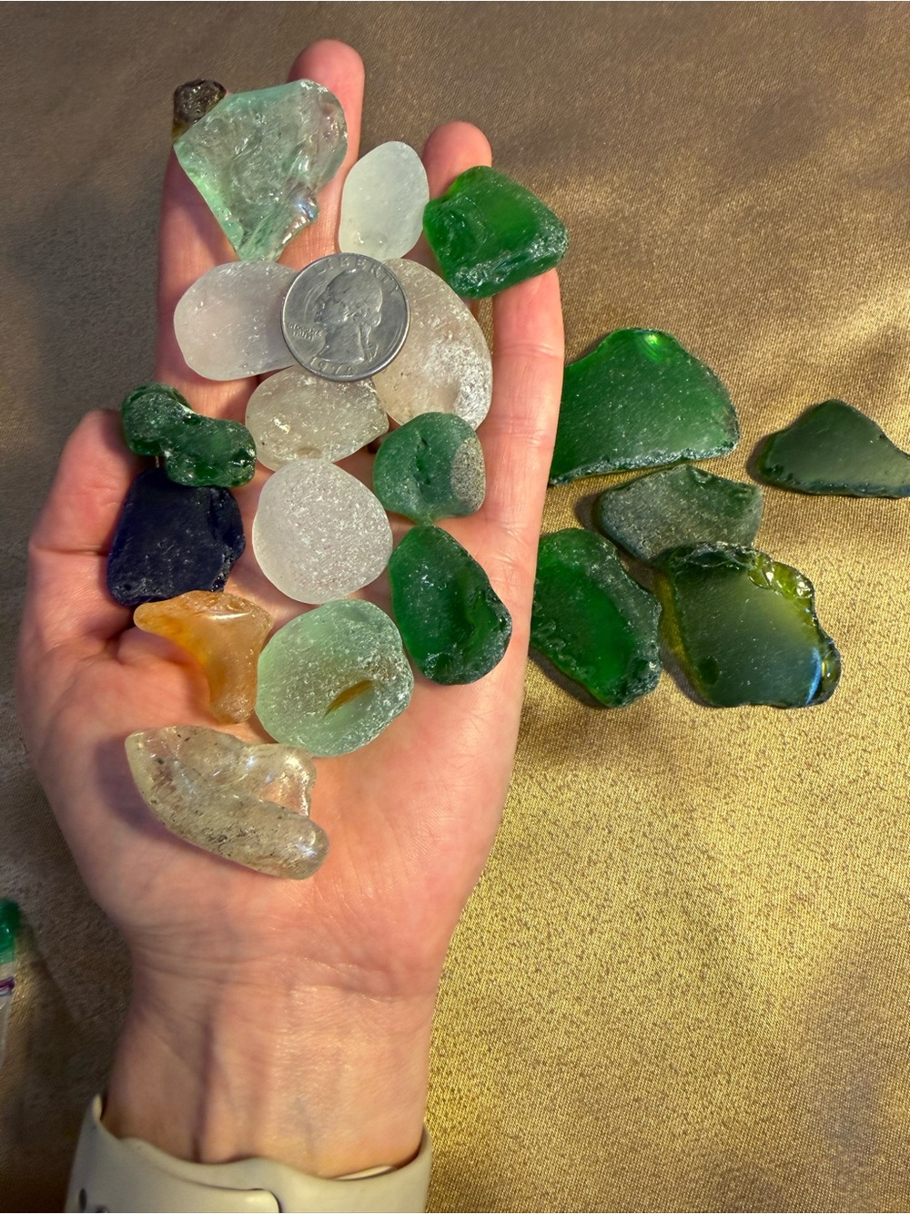 5lbs Lot of Alaska Beach Glass from Kodiak Island, AK